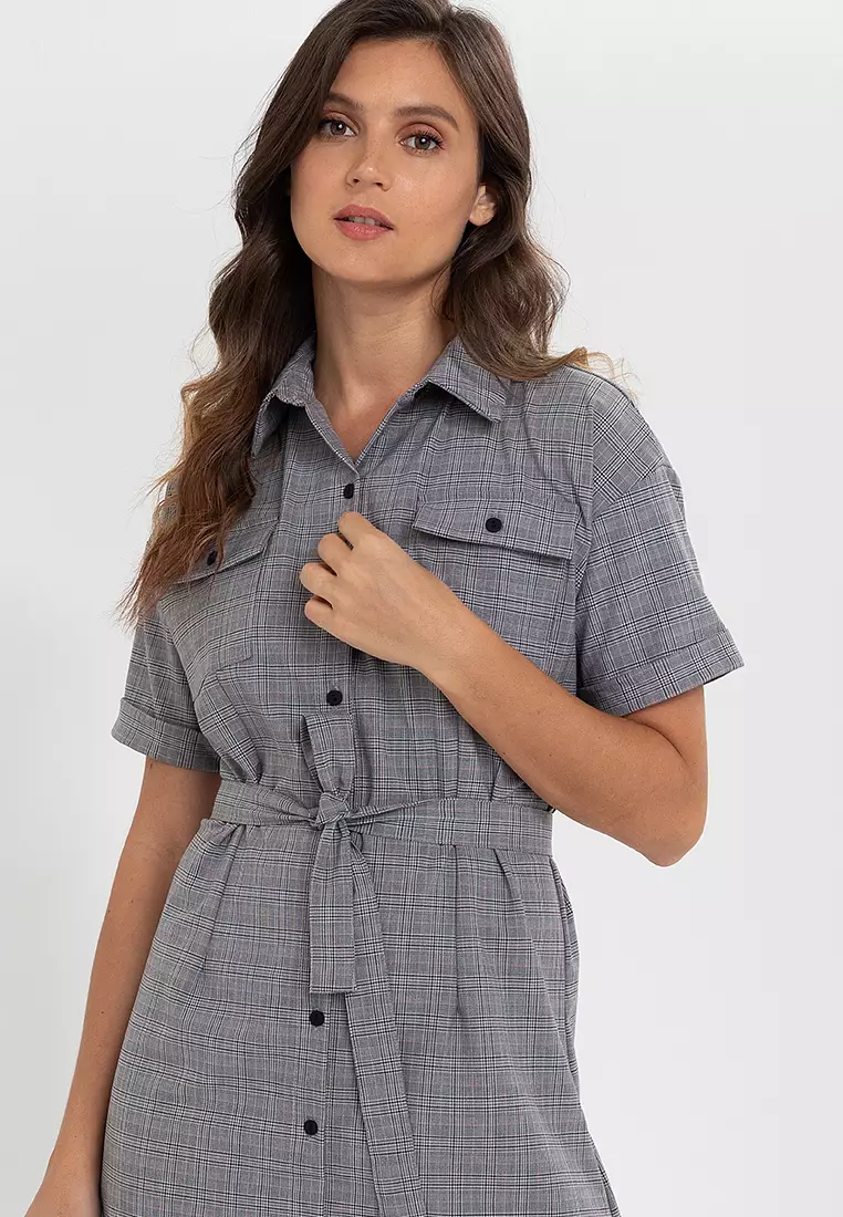 Hollister button front a deals line dress