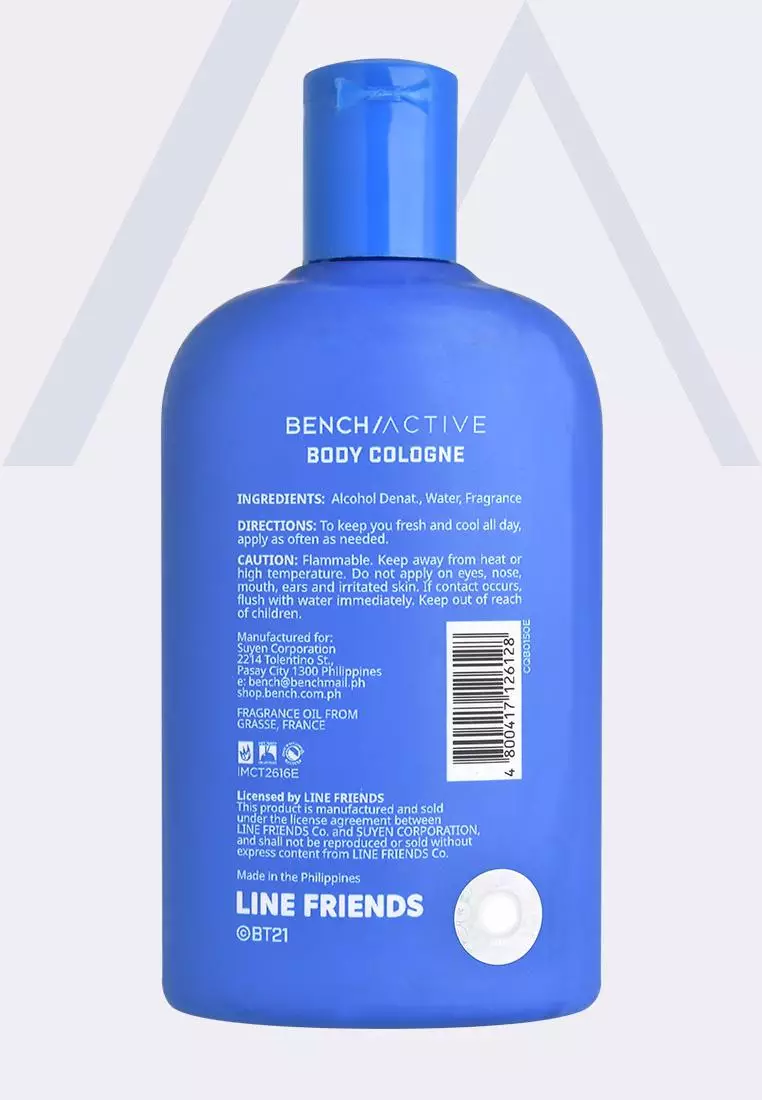 Bench Active BT21 Body Cologne - RJ 150ml