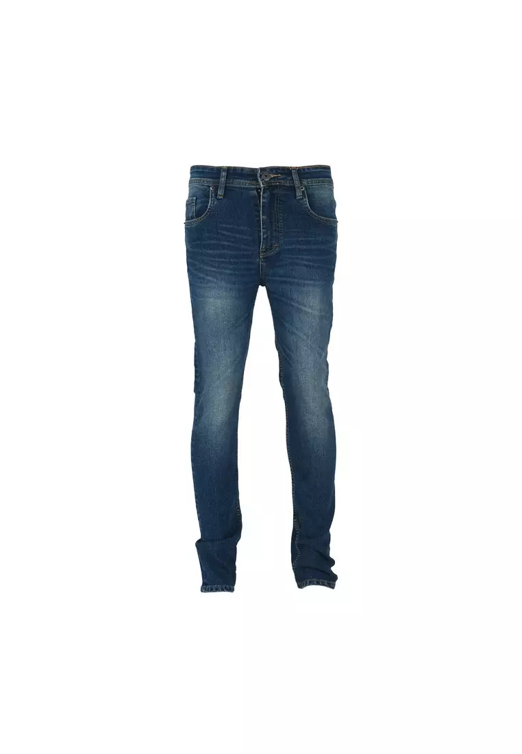 Greenlight Men's Long Wash Denim Pants Regular Fit Jeans Benhill OL-C011124