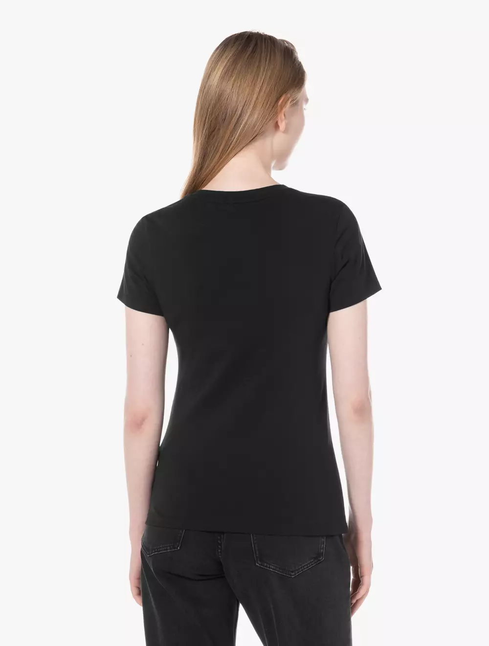 CALVIN KLEIN JEANS - INSTITUTIONAL SLIM FIT SHORT SLEEVE T-SHIRT - Black - black