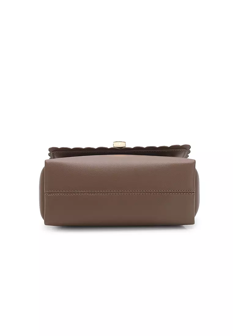 Women's Chain Shoulder Bag / Sling Bag / Crossbody Bag (單肩包 / 斜孭袋) - 棕色