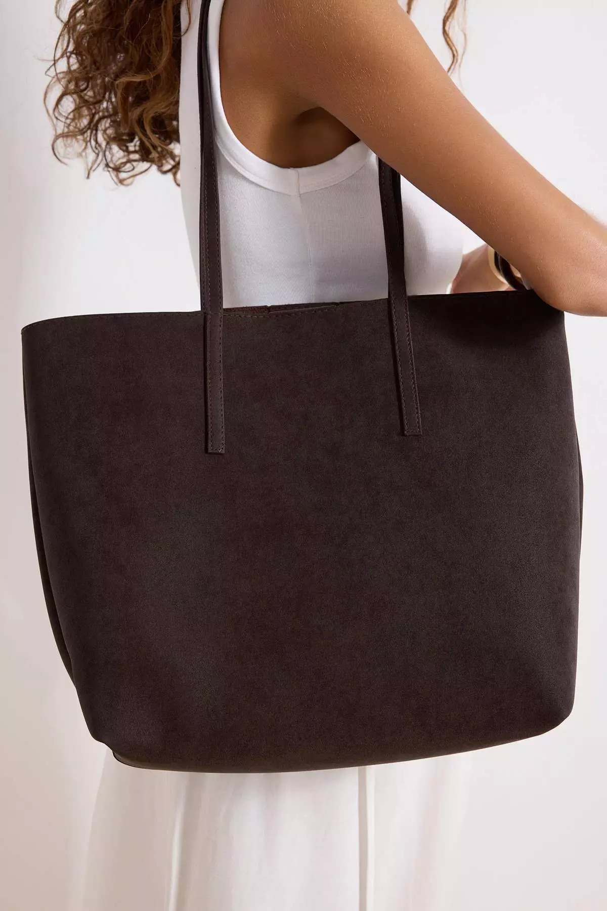Teen Brown Computer Bag/Puppy Women'S Maxi Size Shoulder Bag Takss26Oc00031