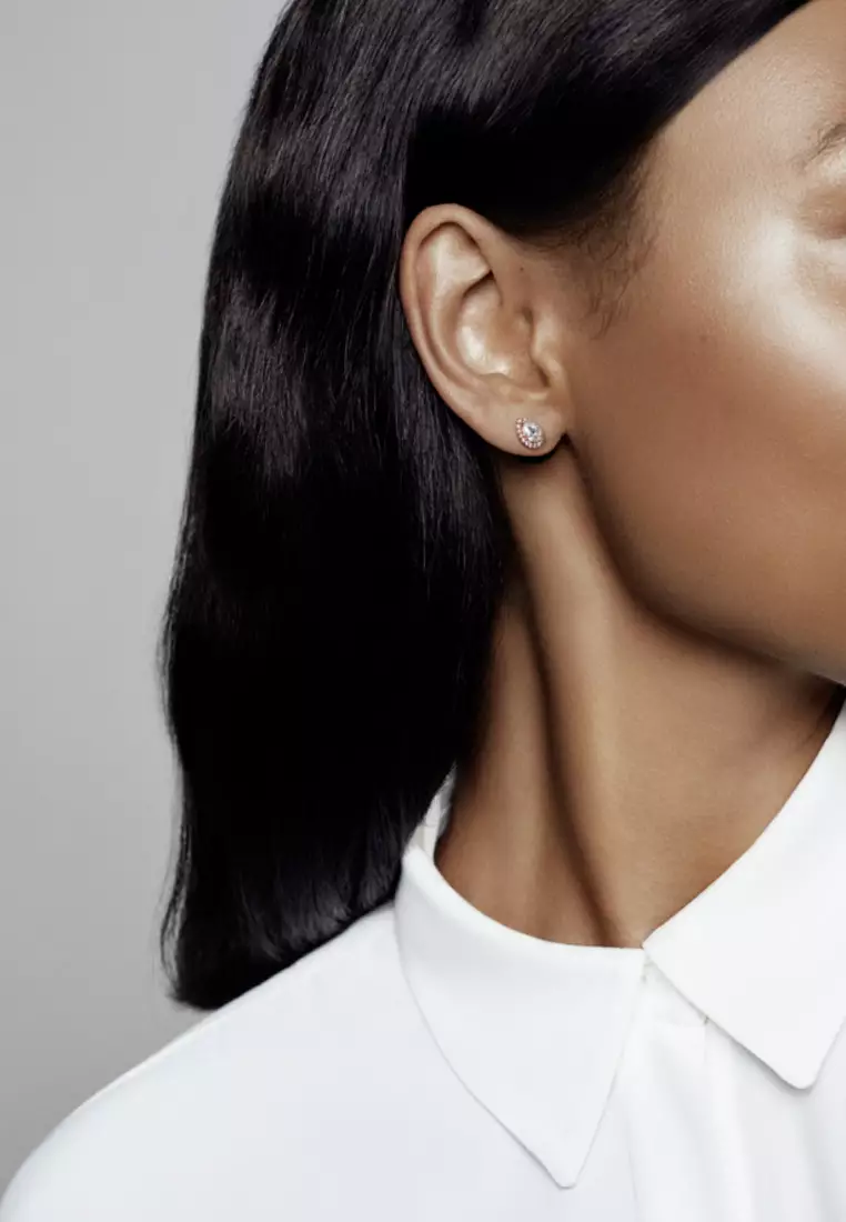 Pandora teardrop earrings gold deals