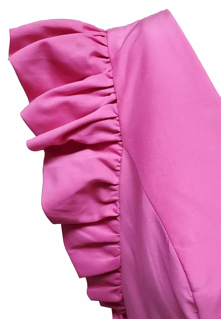 優雅風格絲棉晚禮服派對服