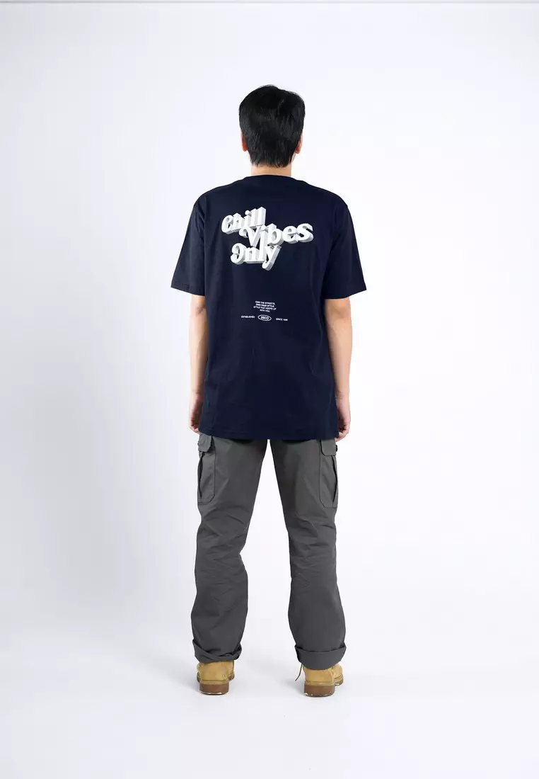 3Second Men's T-Shirt Short Sleeve Regular Fit Cotton Darte OL-C910325