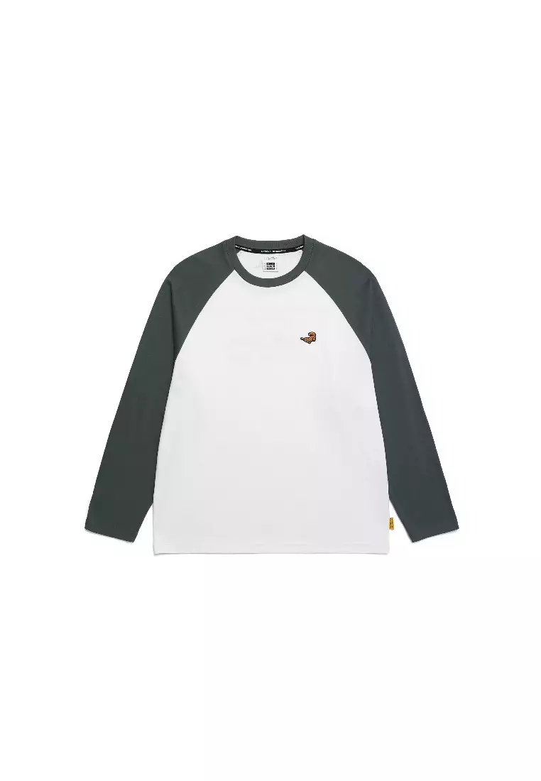 Men's Semi-Oversized Raglan Long Sleeve Tee