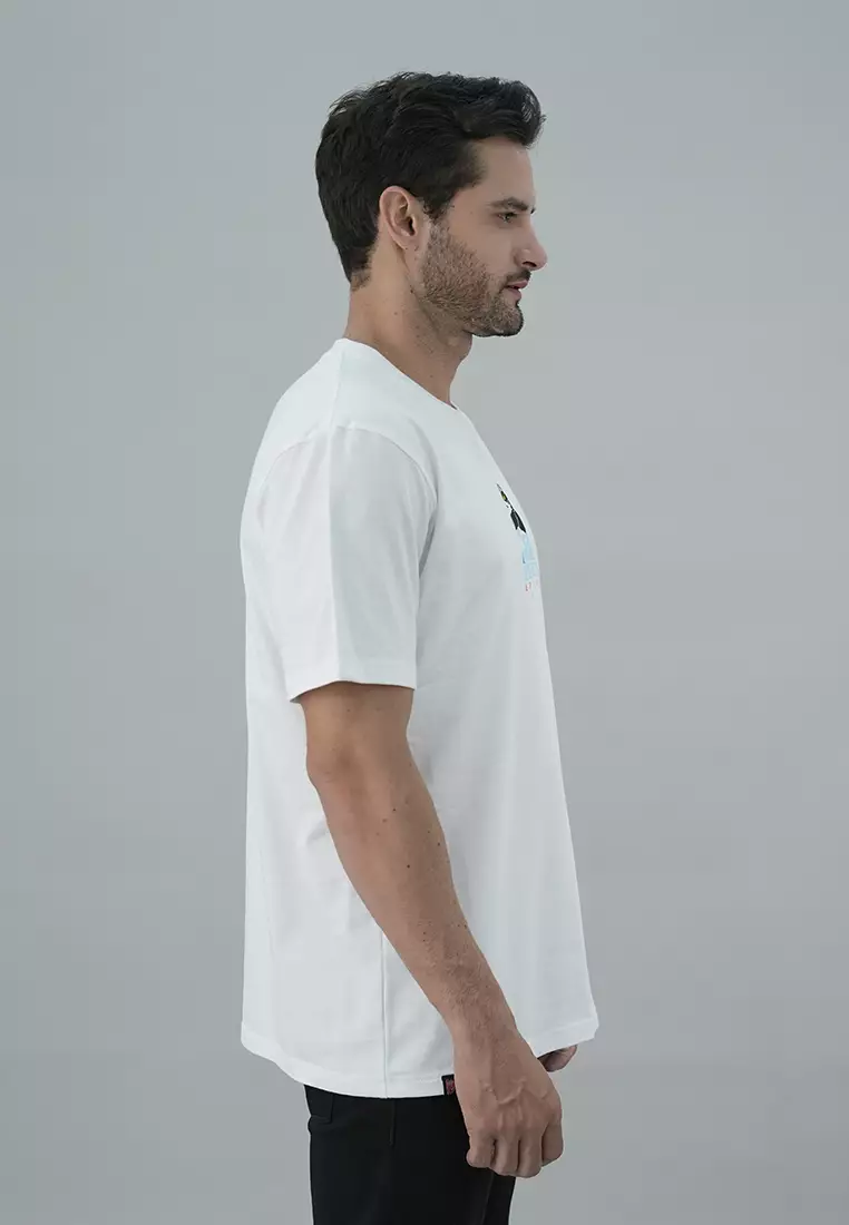 LGS Street - Kaos - Streetwear - Putih - Unisex - ST.30.H074.001.C