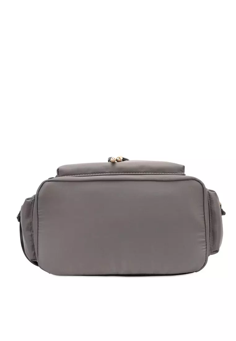 Women's Top Flap Backpack - Grey