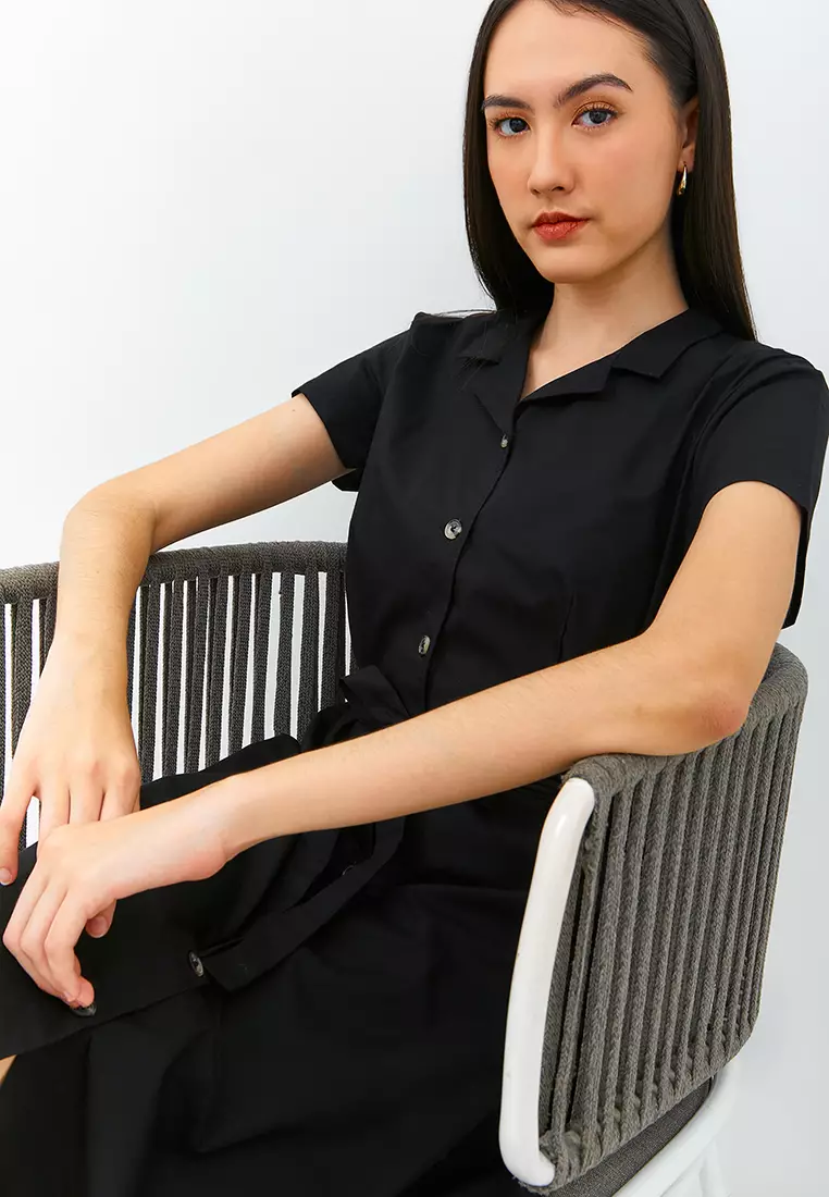 Isabella Black Dress (G.43100)