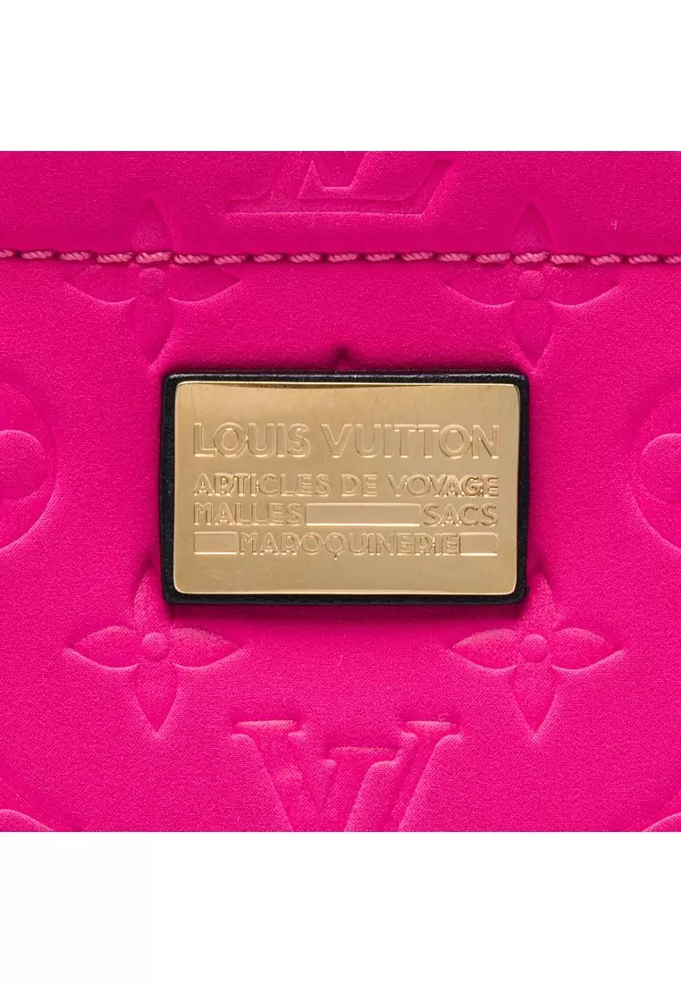 Pre-Loved Louis Vuitton Monogram Embossed Neoprene Scuba Clutch