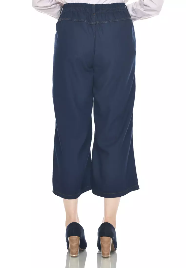 Kulot Denim Palazo Dark Blue 272301