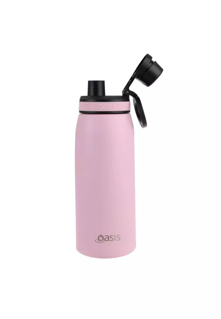 Oasis Stainless Steel Insulated Sports Water Bottle with Screw Cap 780ML - Carnation