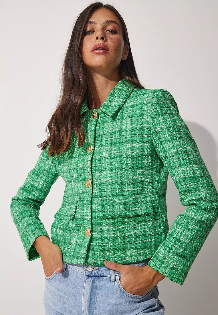 Cheap new arrivals tweed jacket