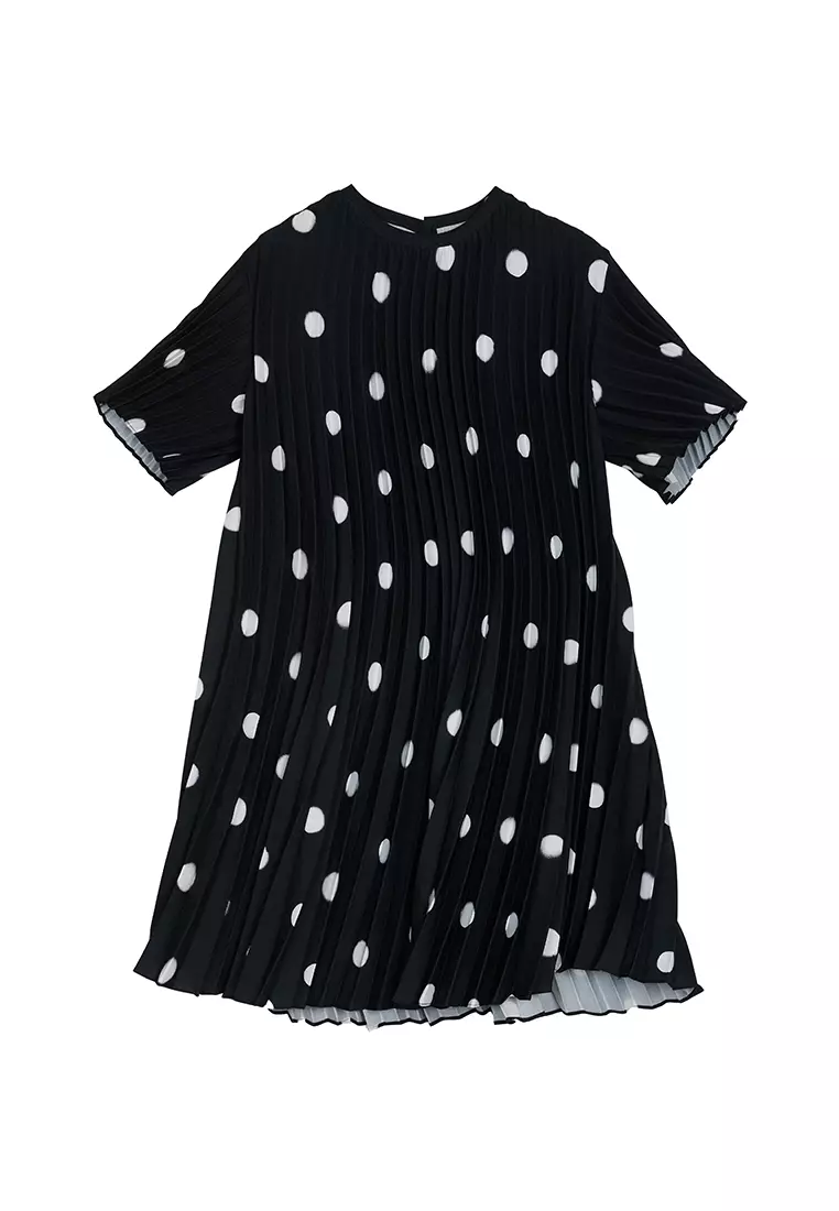 JNBY Women's Short-Sleeved Polka Dot Dress