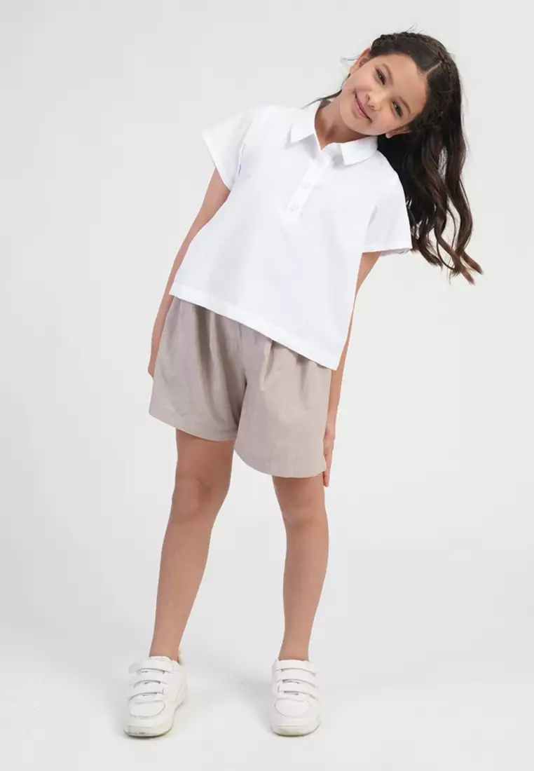 Treehouse Girls Poppy Polo-Style Girl's Blouse