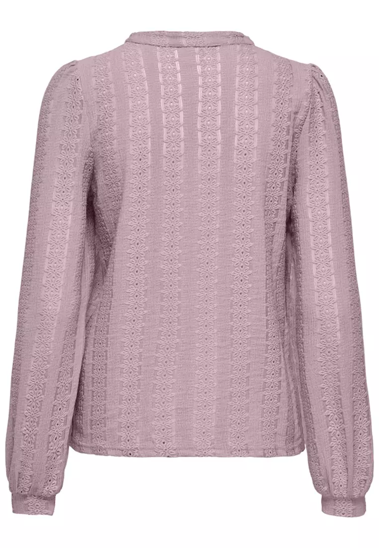 Long Sleeve Split Jersey Top