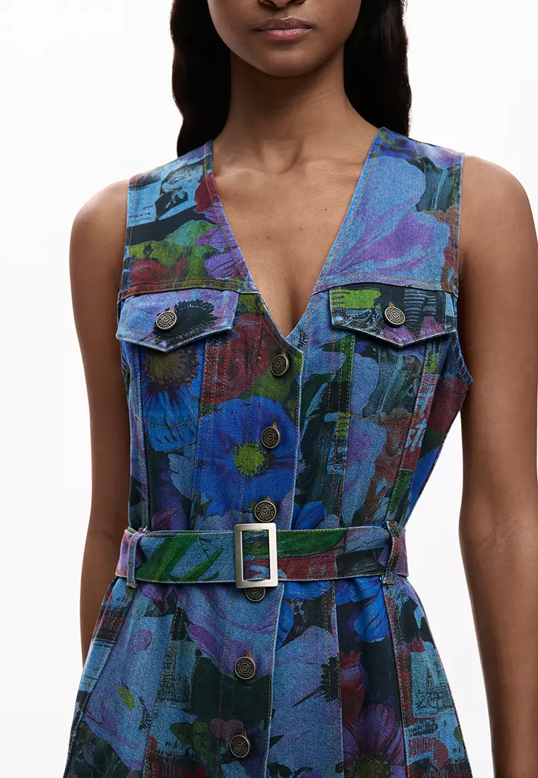 DENIM MINI DRESS