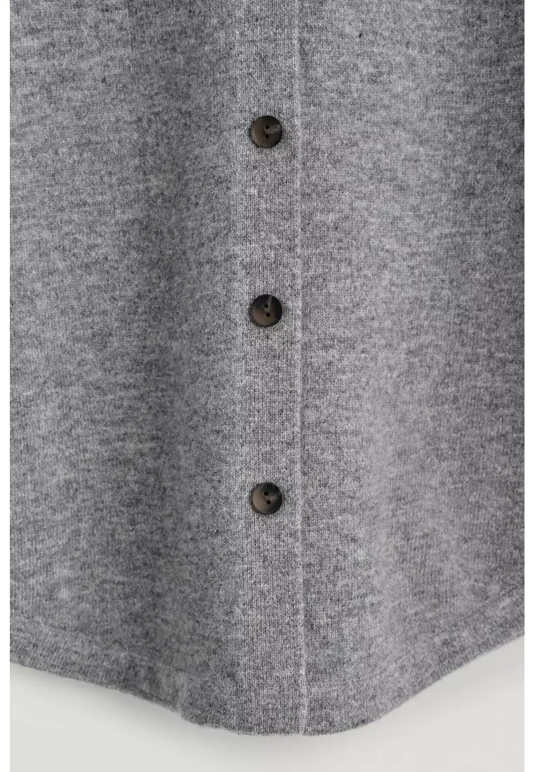 KNITTED MERINO WOOL SHIRT