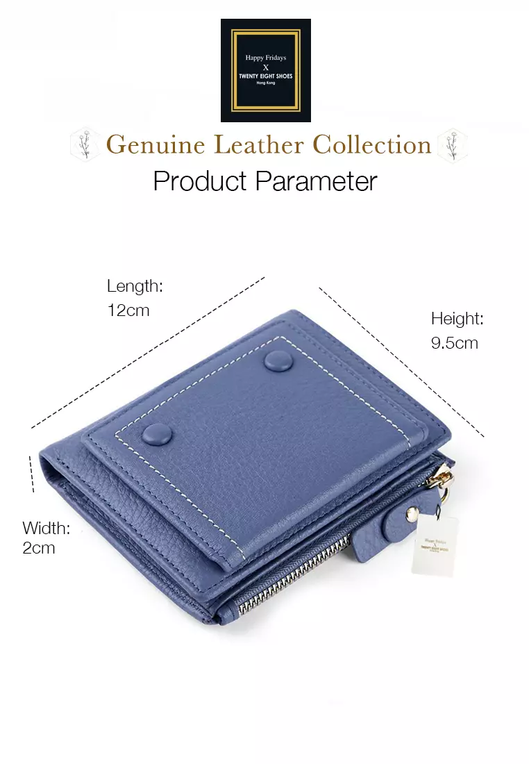 Full Grain Leather Bi-Fold Wallet JW YT-6020