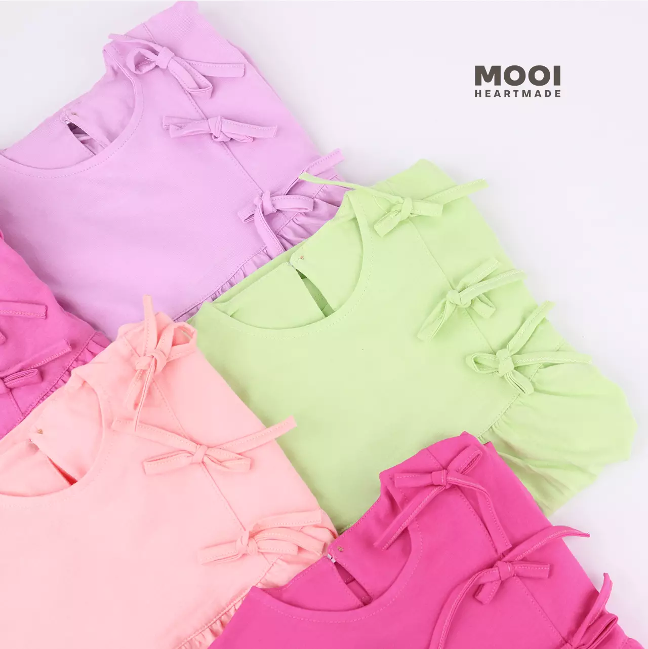 Mooi Dress Anak Perempuan Keiko Dress - Pink Berry