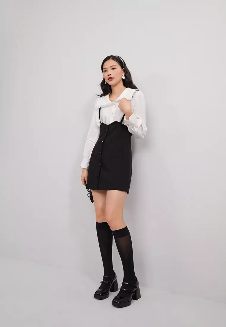 Suspender bodycon skirt store