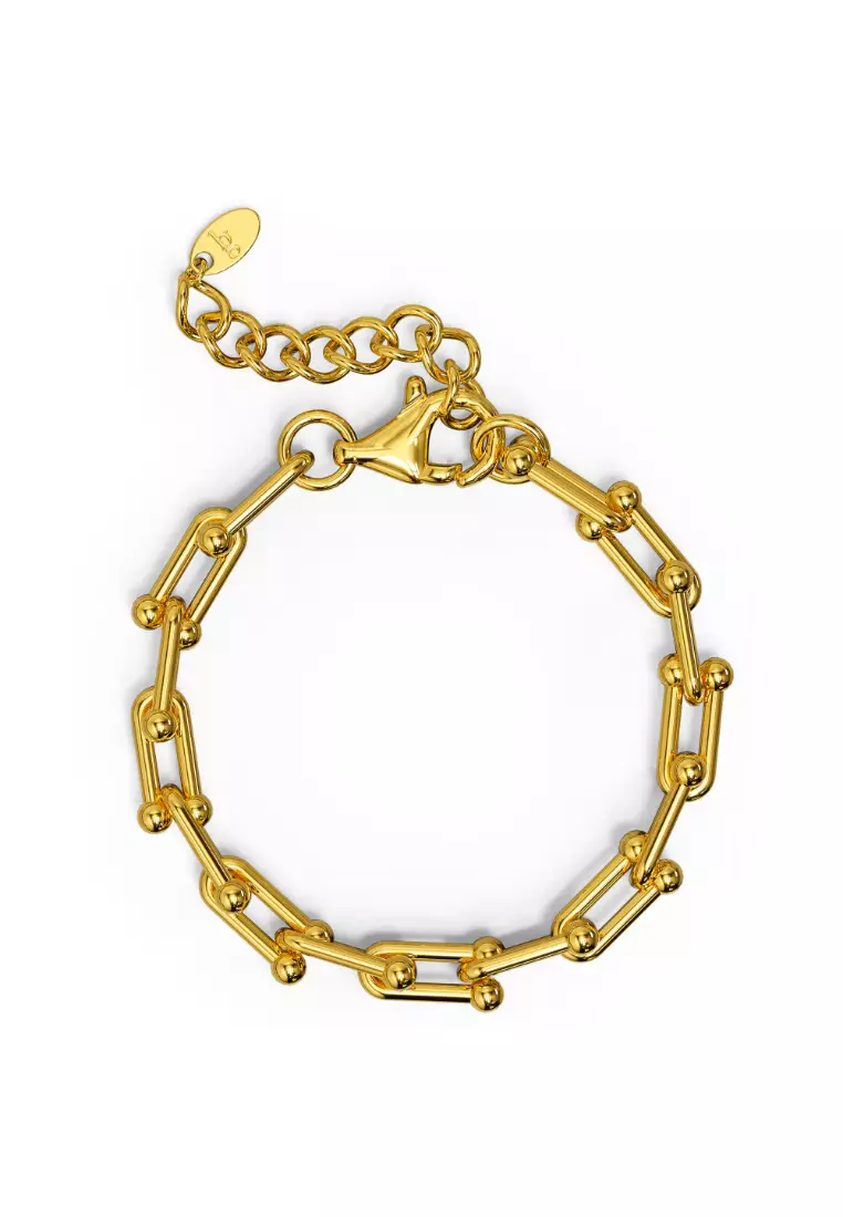 Bullion Gold BULLION GOLD U-Link Chain Bracelet 2024 | Buy Bullion Gold ...