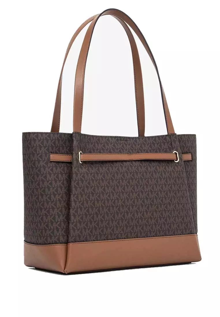 Calvin klein sales logo tote bag