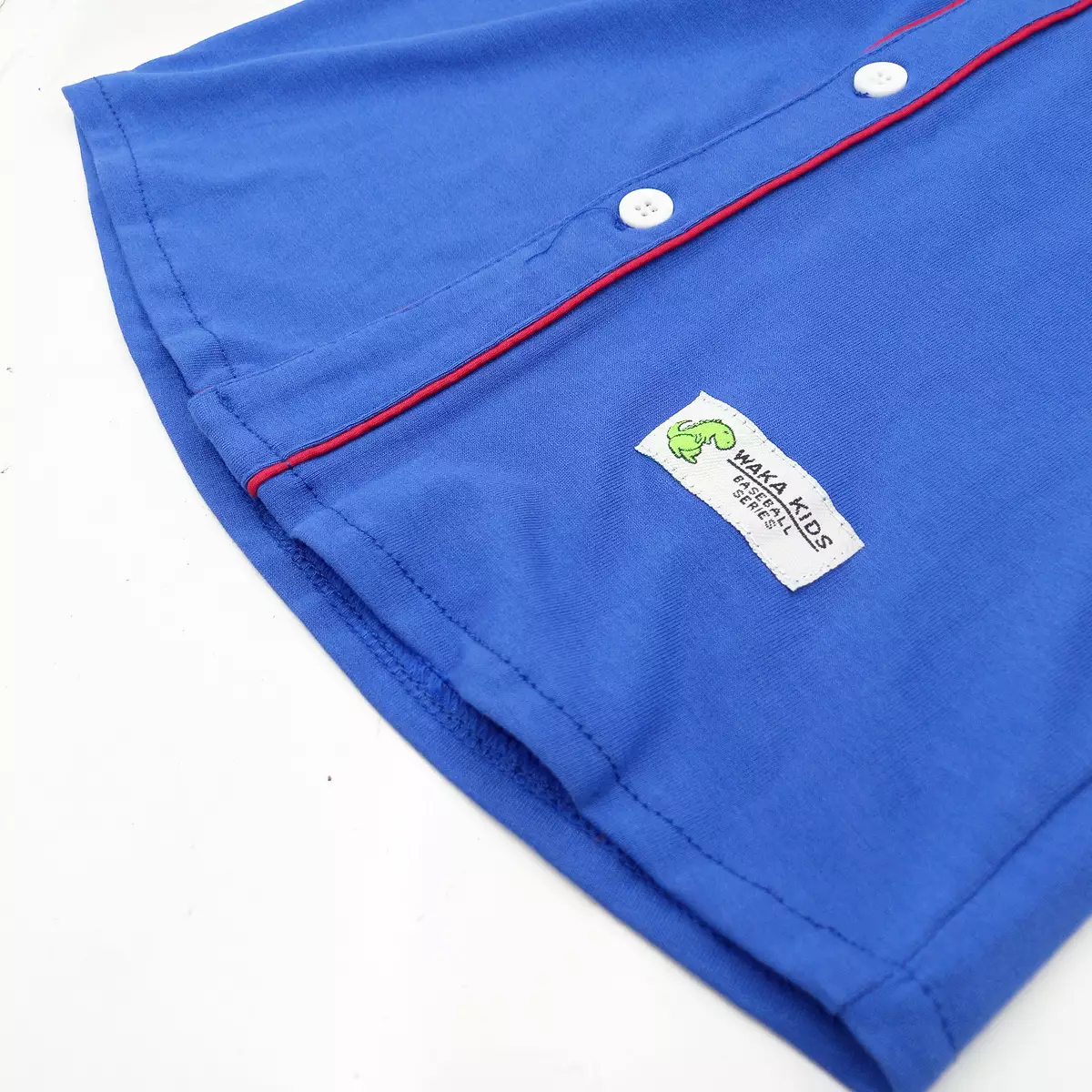 Wakakids Atasan Kaos Jersey Baju Baseball Anak Laki Laki Usia 1 Tahun Hingga 7 Tahun 3919 WKATS Biru