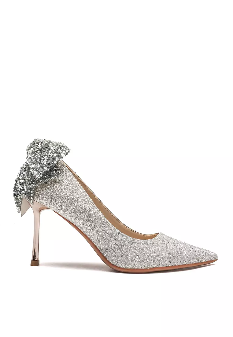 Discount on Twenty Eight Shoes  shoes - SKU: 8cm Rosette Glett Leather High Heels Shoes If855-1