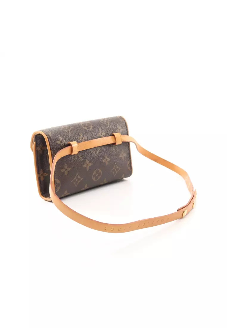 AUTH Louis Vuitton Monogram Florentine Small Belt Bag with Dustbag