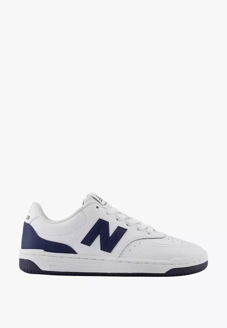 Discount on New Balance  shoes - SKU: New Balance BB80 Boys Sneakers Shoes - White/Navy