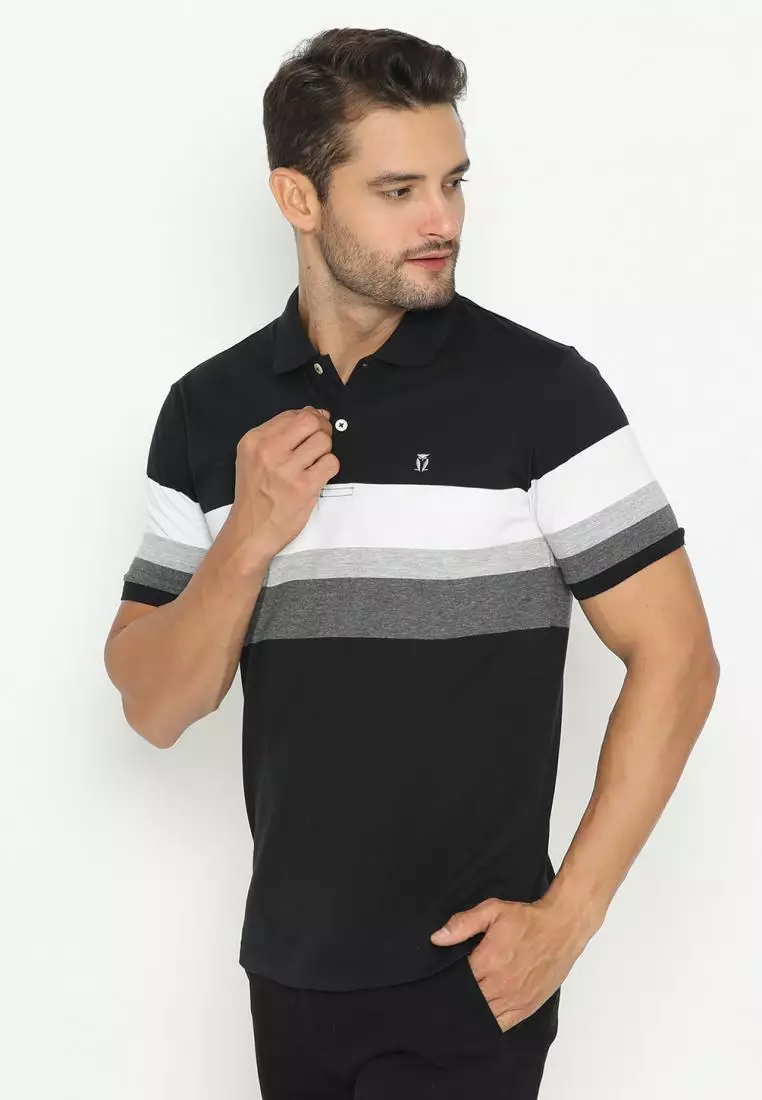 MATSUDA Kaos Polo Shirt Pria Kerah Daito