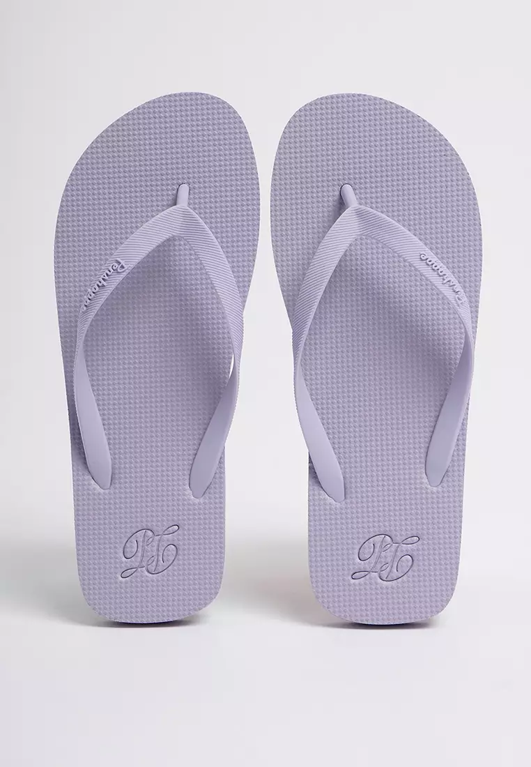 Discount on Penshoppe  shoes - SKU: Women's Regular Two Toned Flip Flops With Debossed Branding