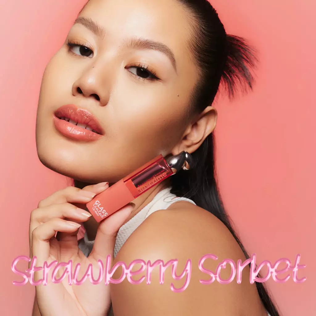 Luxcrime Glass Tinted Lip Balm - Strawberry Sorbet