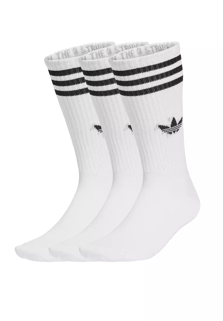3-Stripes High Crew Socks 3 Pairs