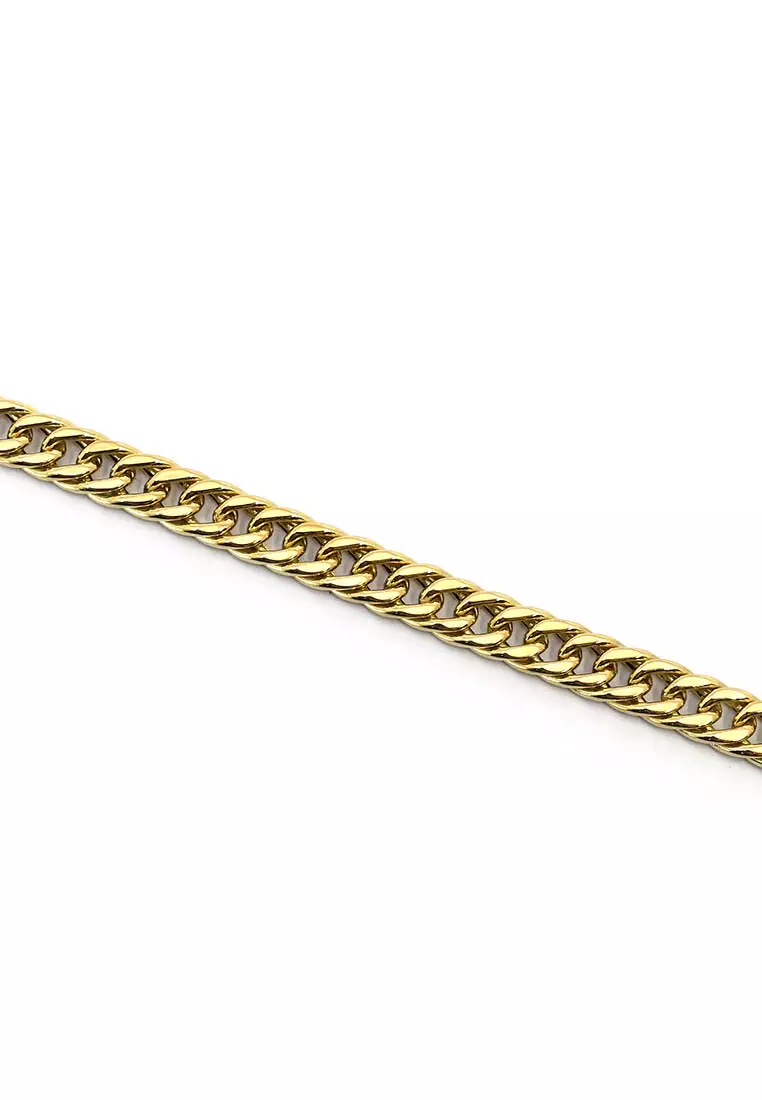 18K Italian Made Yellow Gold Bracelet