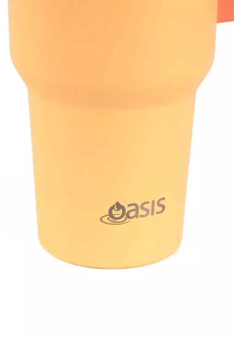 Oasis Stainless Steel Insulated Commuter Travel Tumbler 1.2L - Orange