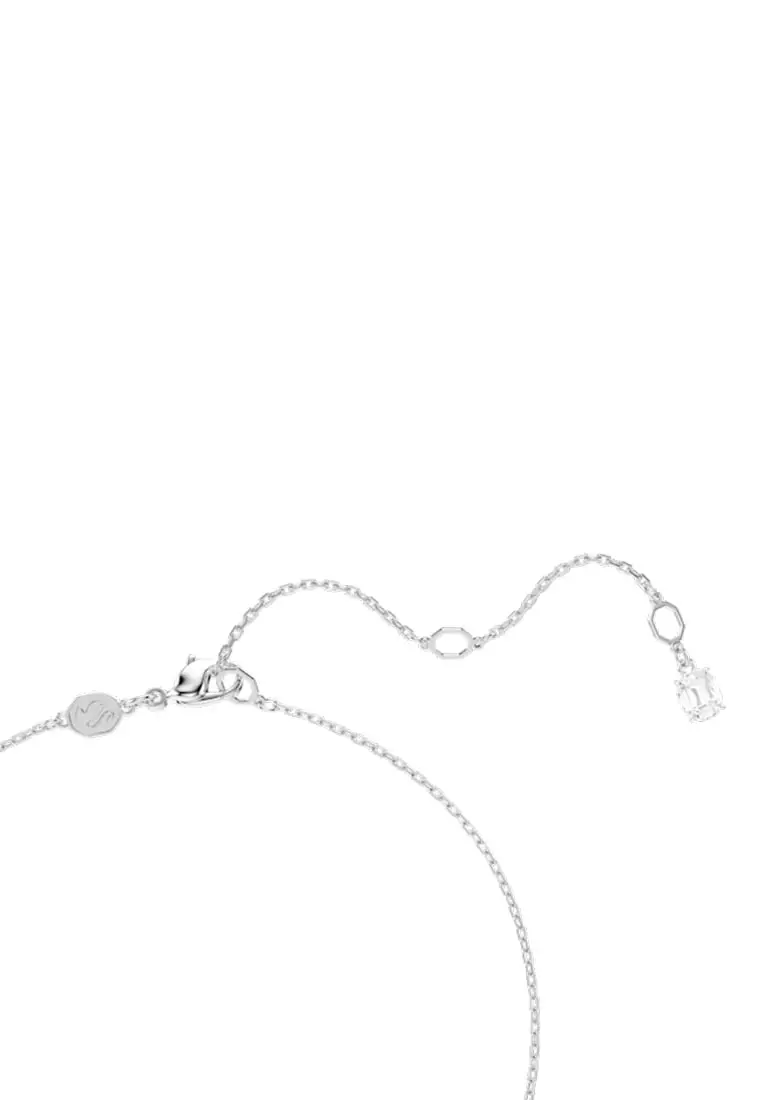 Swan Pendant, Mixed Cuts, Swan, Blue