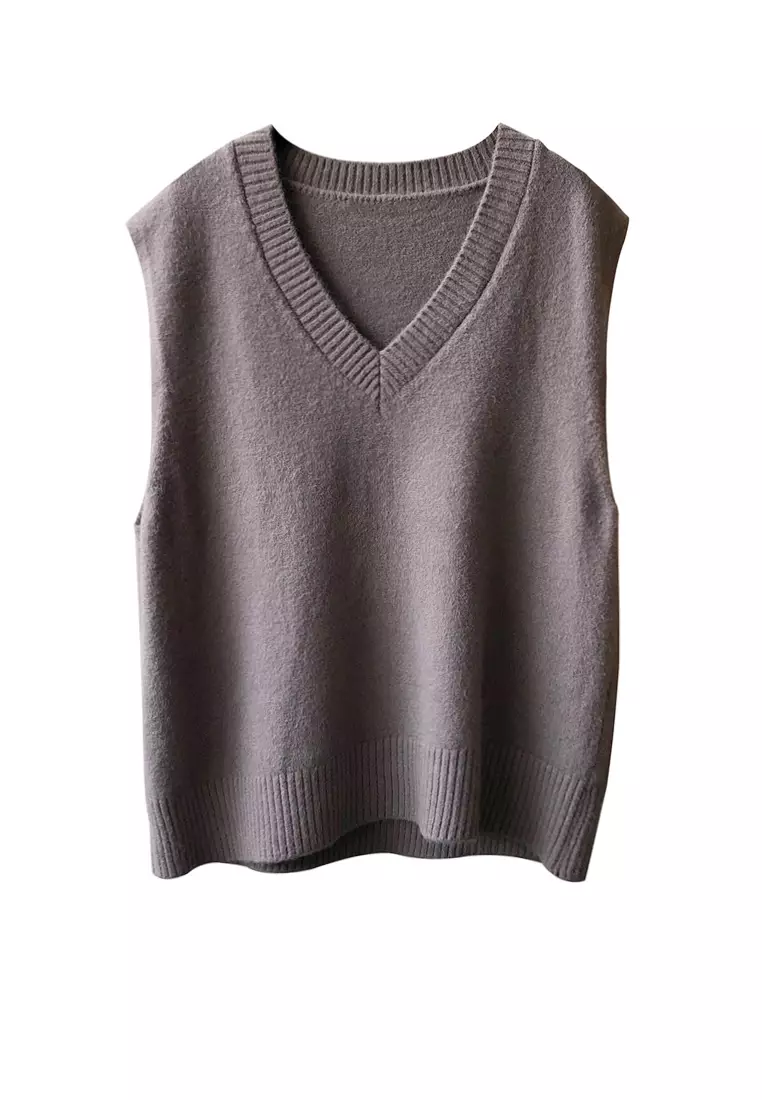 Twenty Eight Shoes VANSA V-neck Pullover Knitted Vest VCW-V6611