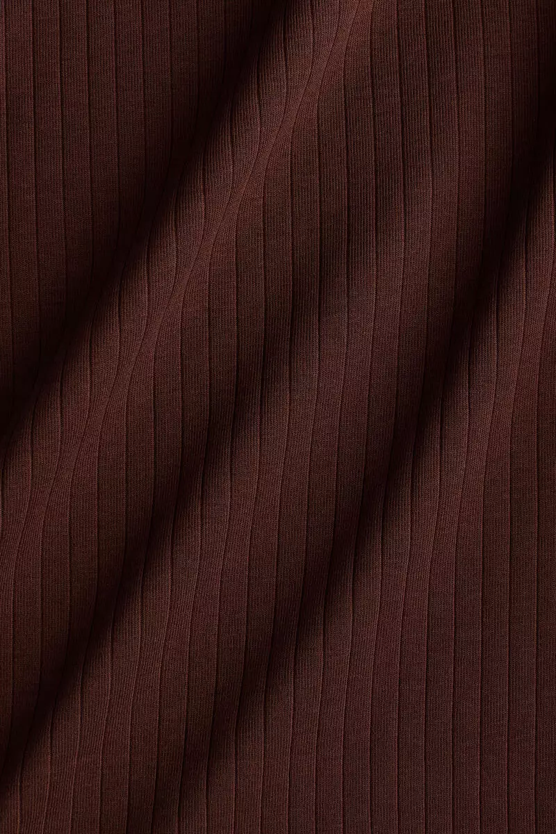 Ribbed drawstring trousers