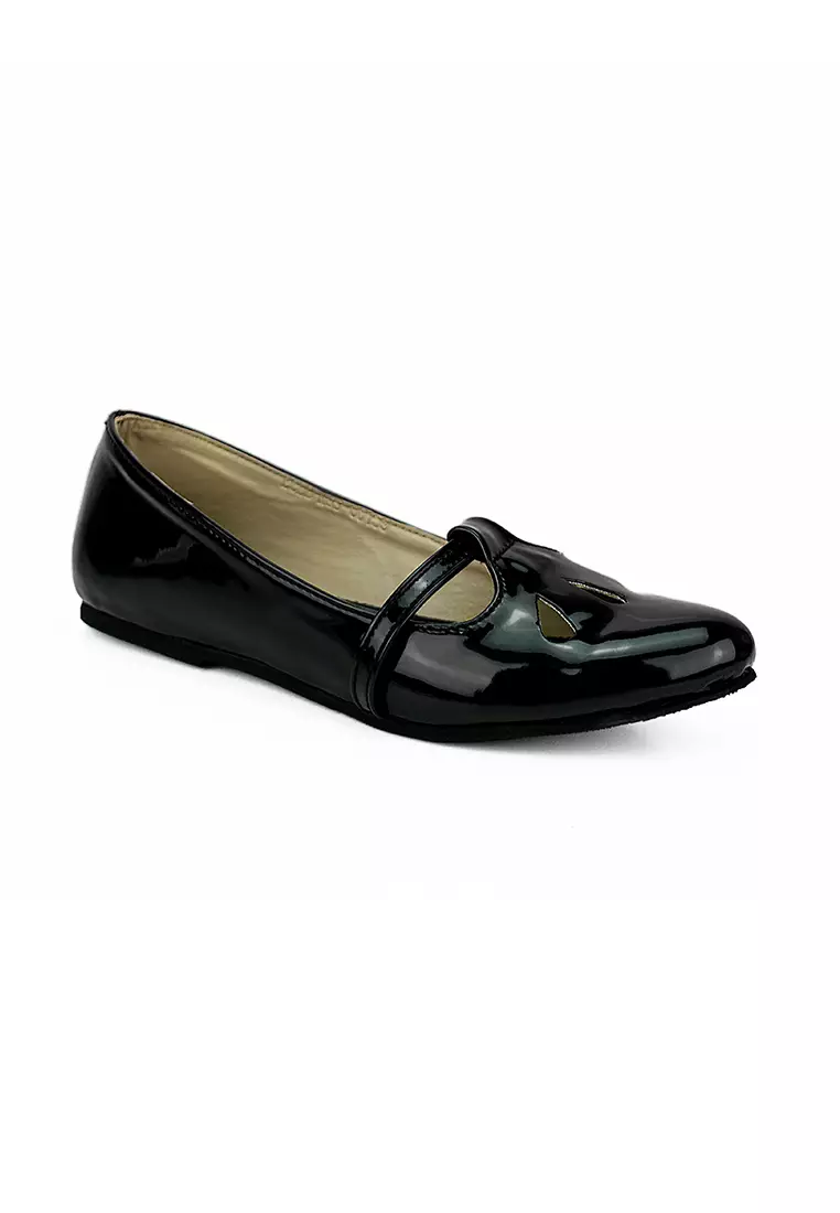 Discount on Cardam's Lifestyle  shoes - SKU: Eclb Rss 00159 Black Flats