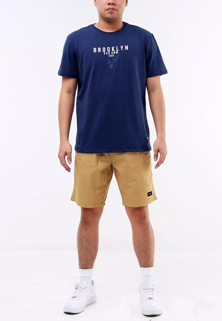 Roundneck Streaky Short Sleeve T-Shirt