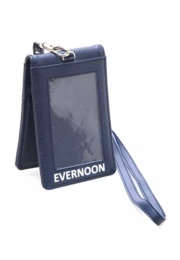 Azka Card Holder Two Side Bentuk Simple dan Minimalis - Biru Navy