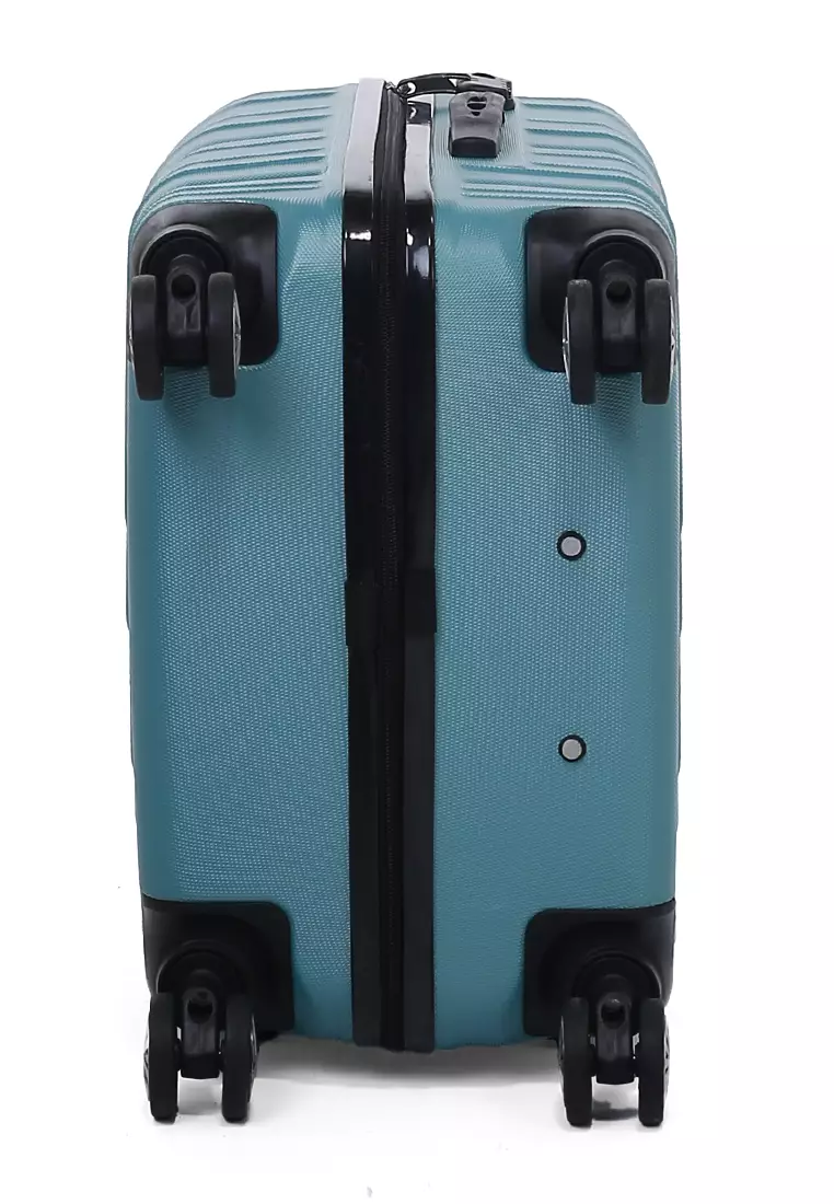 Austin Koper Unisex Size 24 Inch Large Compartment Suitcase Tas Travel Number Code Lock Material Fiber ABS ORIGINAL - Tosca