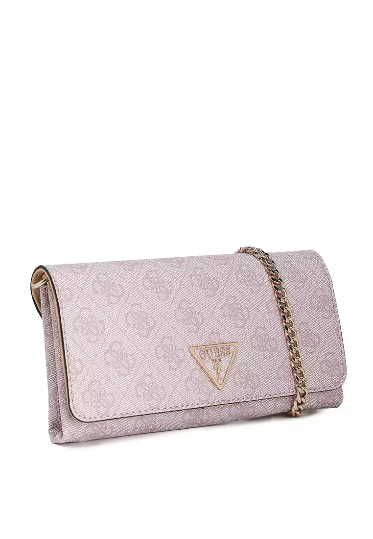 Sac Bandoulière GUESS Noelle - Rabat Flap Organizer - Polyuréthane Saffiano