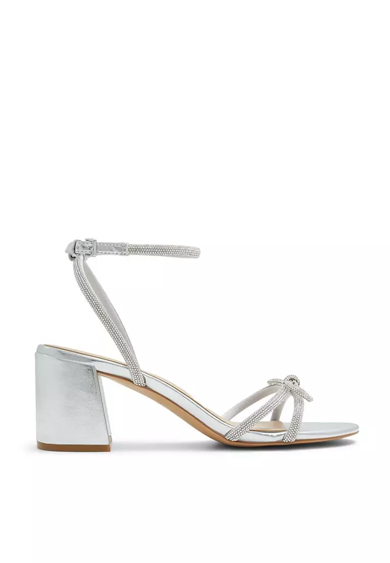 Aldo embellished blush deals block heeled sandals