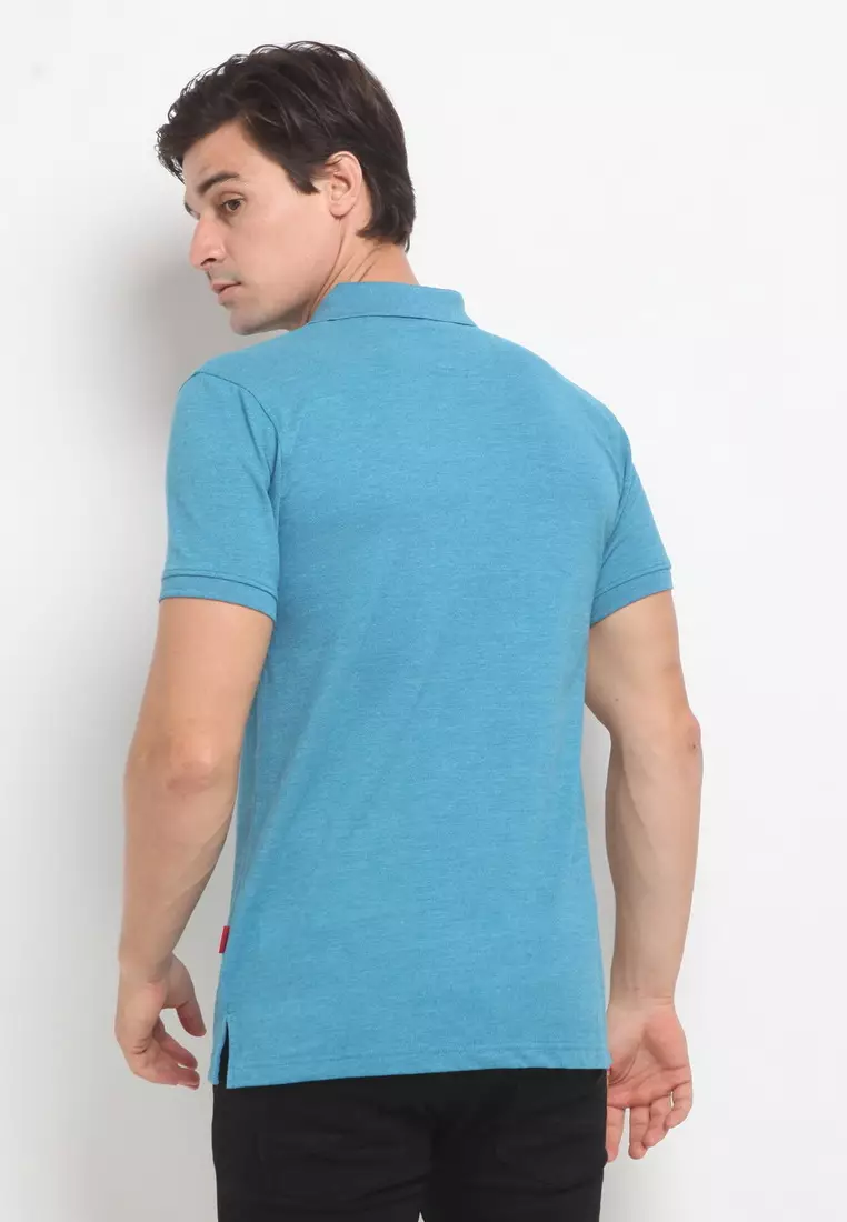 POLICE Polo Shirt Krah Polos Pria 207200201