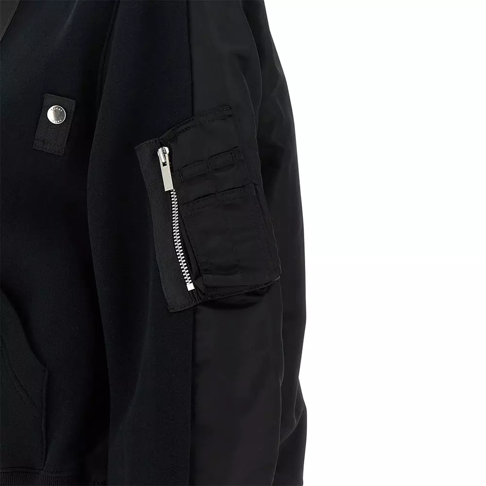 Sponge x Nylon Twill Hoodie Black