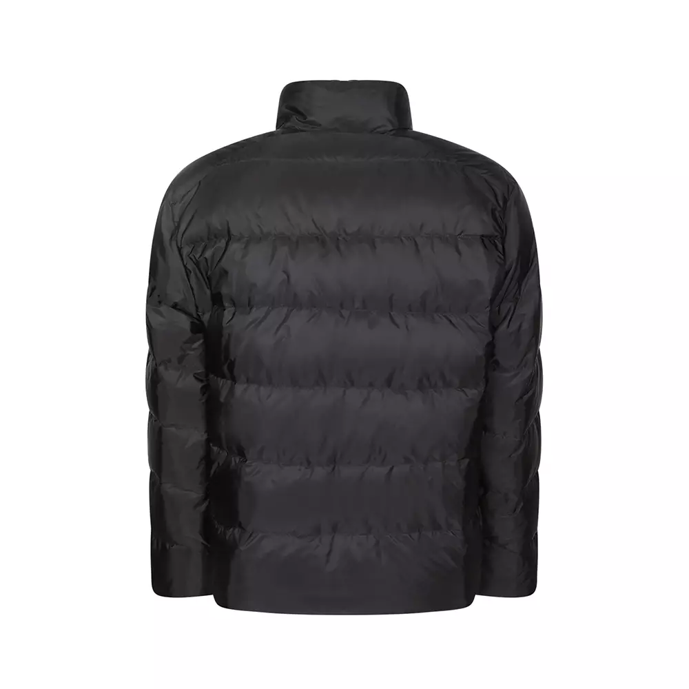 Lightweight Padded Zipper Jacket Black