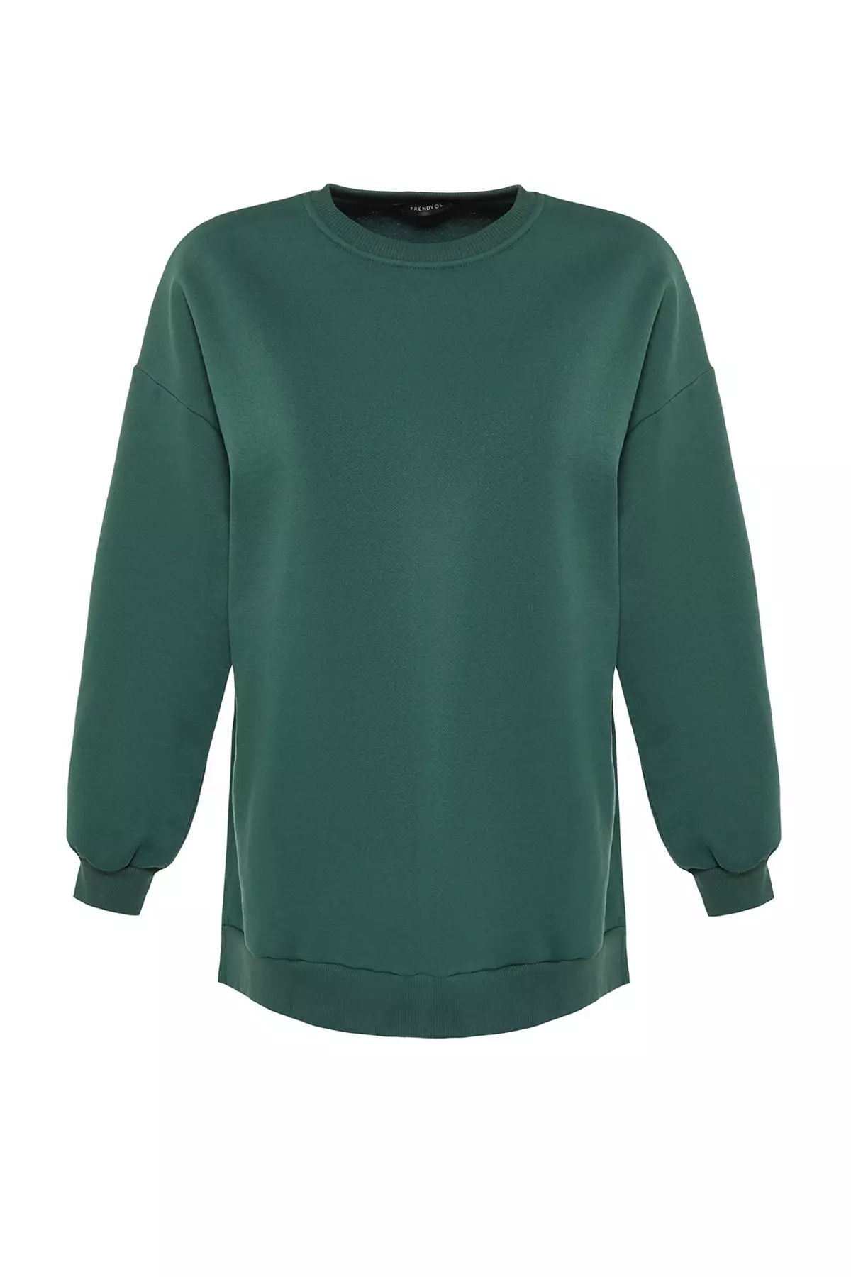 High Low Slit Hem Sweatshirt